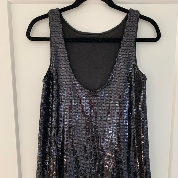 Free People Black Sequin Cocktail Dress - Picture 6 of 13